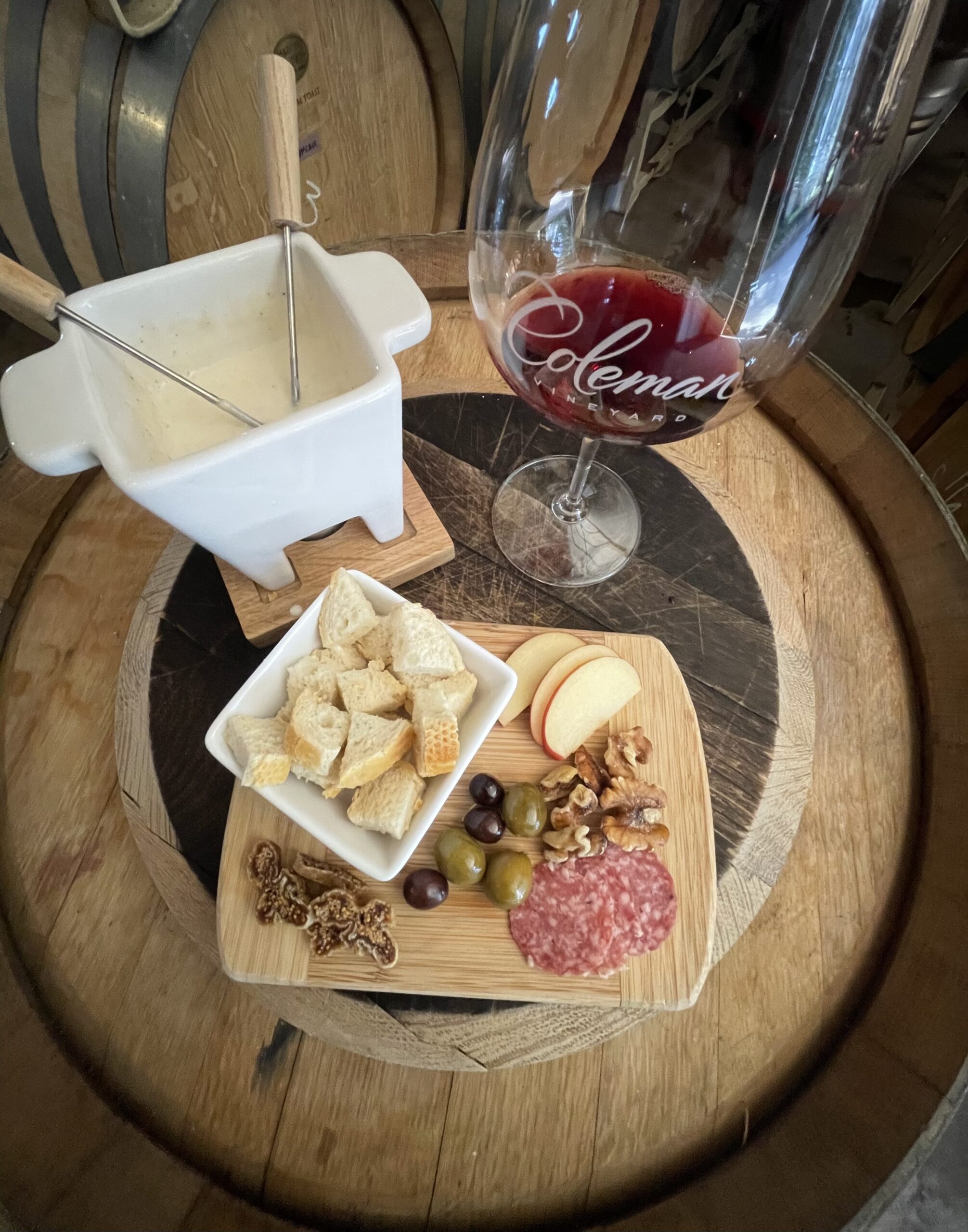 Fondue & Wine Pairing at Coleman Vineyard