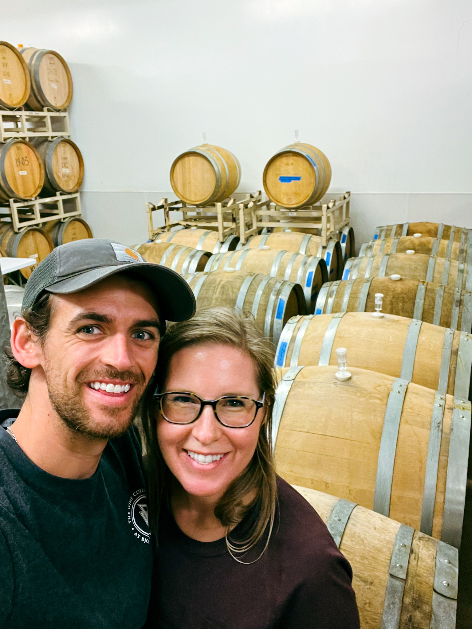 Allison and Kenny in the cellar