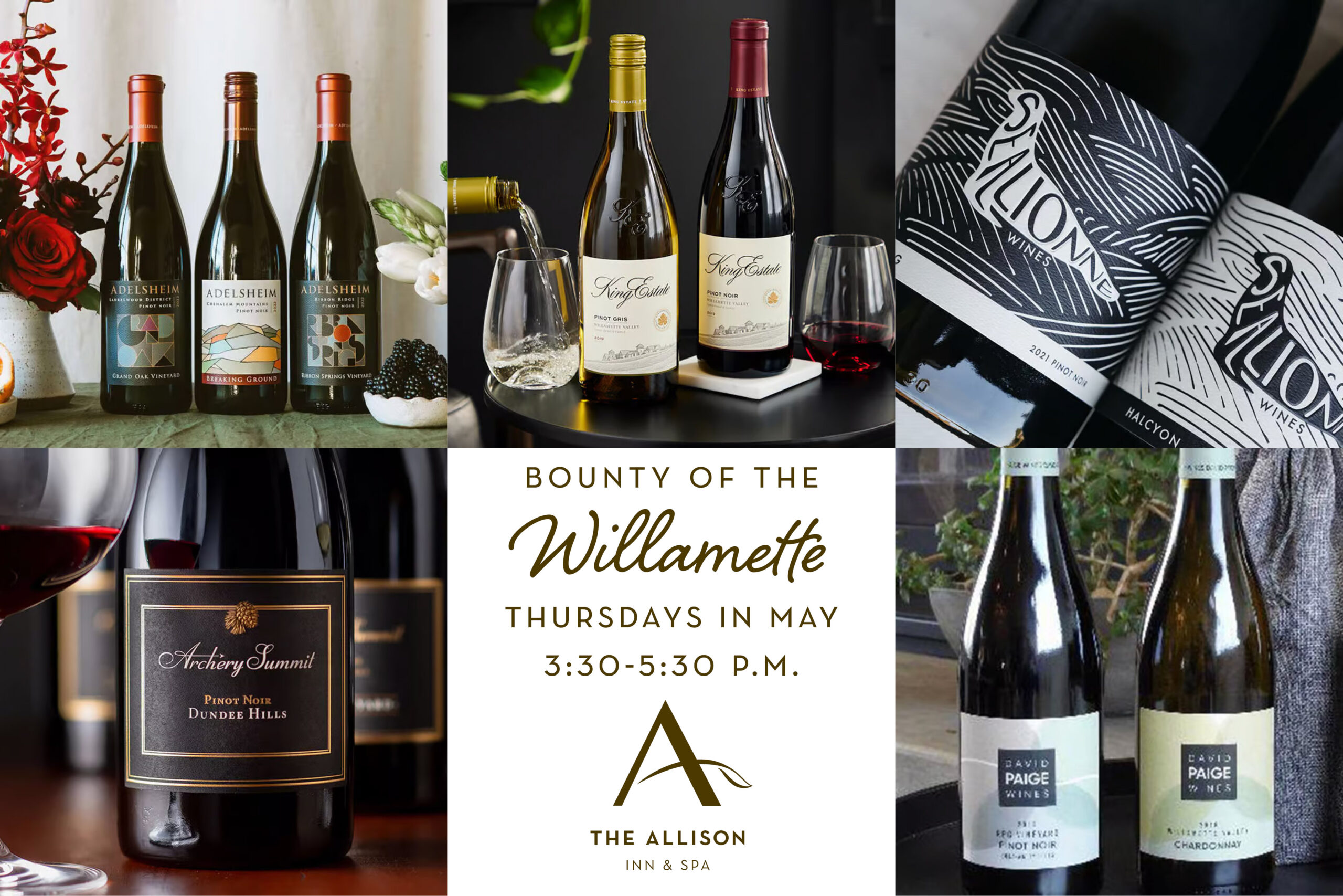 Bounty of the Willamette Valley Wine Tastings